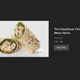 Chicken wrap