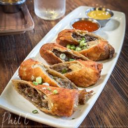 Cheesesteak Egg Rolls