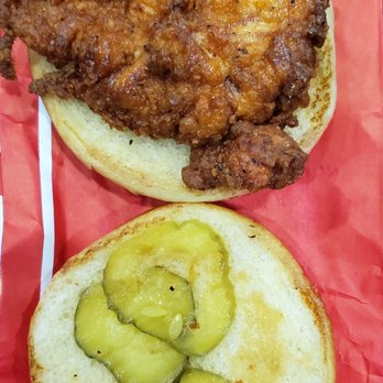 Chick-fil-A - Inside of the spicy chicken sandwich - Fast Food Near Me - Mesa, Arizona Chick-fil-A - Inside of the spicy chicken sandwich - Fast Food Near Me - Mesa, Arizona