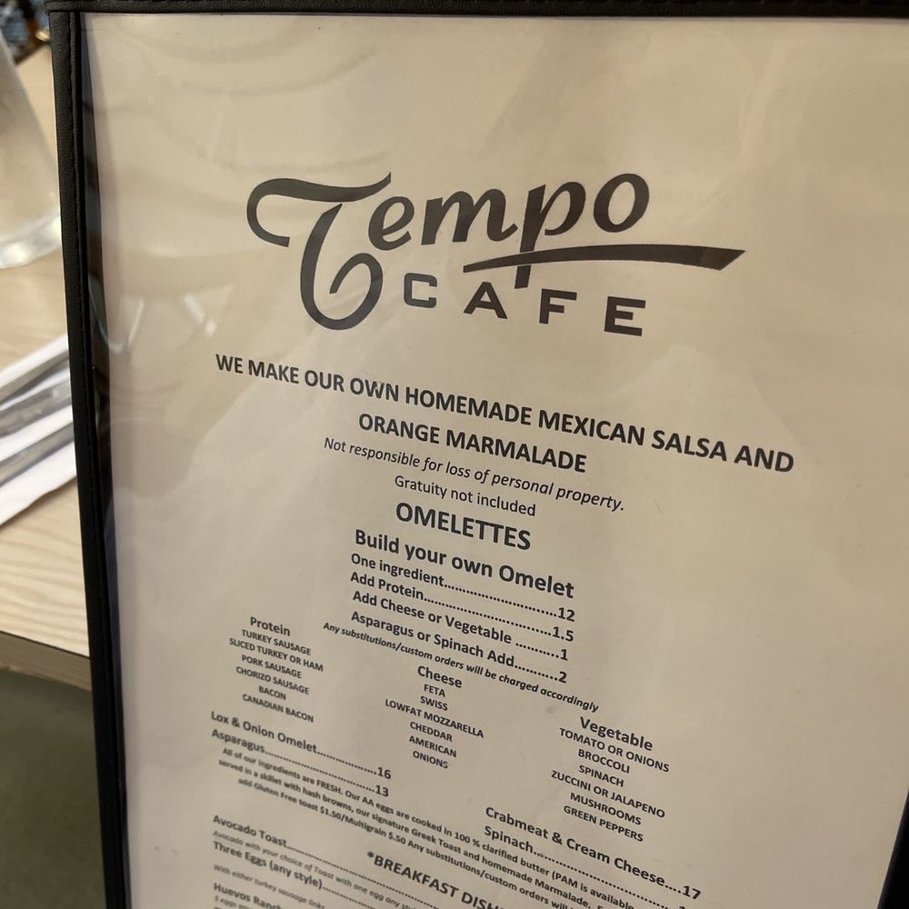 Tempo Cafe - Menu - Coffee & Tea Near Me - Chicago, Illinois
