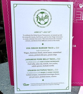 Menu photo 4 Puesto Mission Valley San Diego, CA Menu photo 4 Puesto Mission Valley San Diego, CA