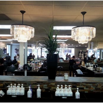 Decarra Salon - Looking into the salon from the wash area. - Hair Salons Near Me - Woodland Hills, California