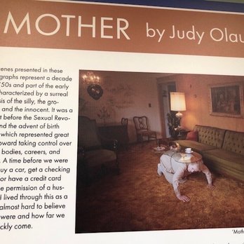 Norway House - Photography exhibit Mother by local artist Judy Olausen. This is a picture of Mother as a Coffee Table - Cultural Center Near Me - Minneapolis, Minnesota Norway House - Photography exhibit Mother by local artist Judy Olausen. This is a picture of Mother as a Coffee Table - Cultural Center Near Me - Minneapolis, Minnesota