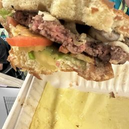 Pink meat, asked for well done. Pink meat, asked for well done.