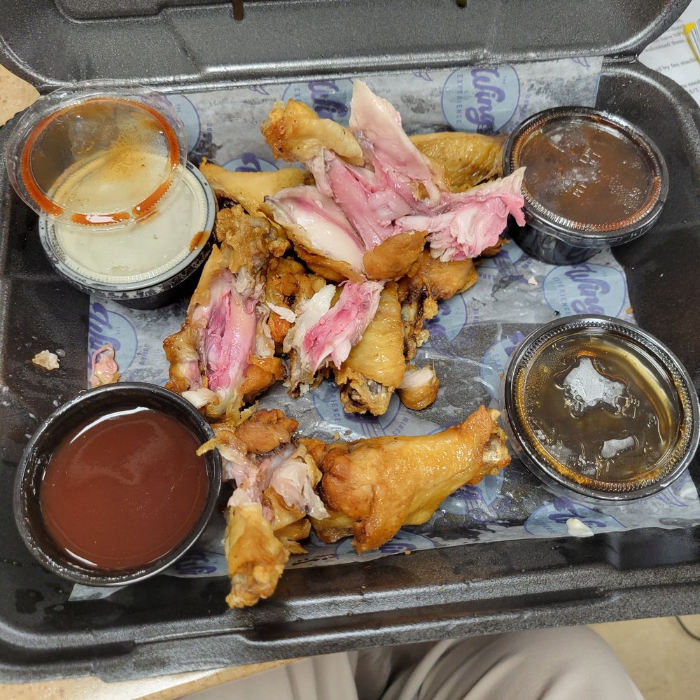 Food from The Wing Experience