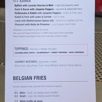 Wurstküche - Menu - Hot Dogs Near Me - Los Angeles, California Wurstküche - Menu - Hot Dogs Near Me - Los Angeles, California
