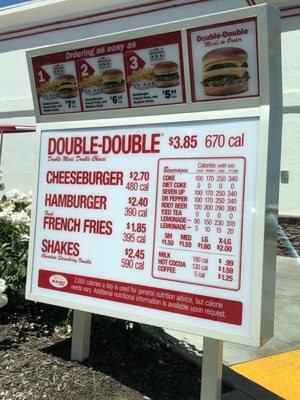 Menu photo 5 In-N-Out Burger Manteca, CA