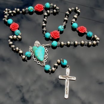 Santa Fe Silverworks - One of a kind Rosaries - Jewelry Near Me - Santa Fe, New Mexico
