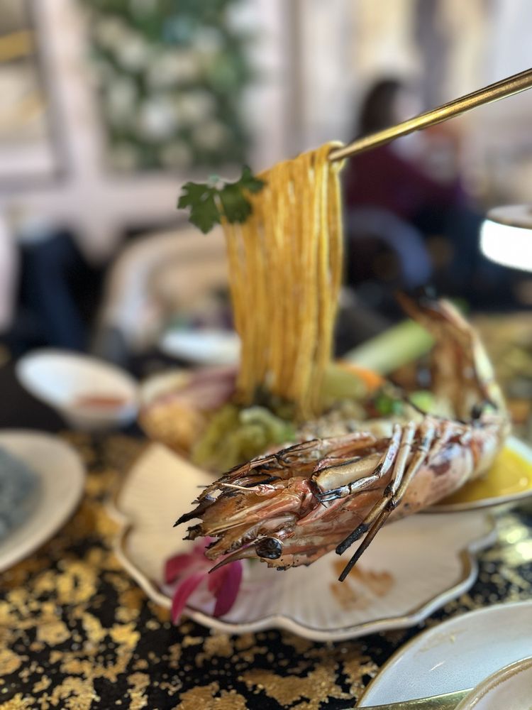 Food from Madame Puffs and Thai Bistro