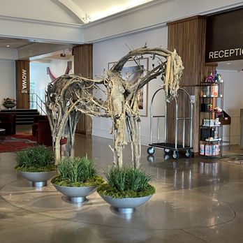 Saint Kate - The Arts Hotel - Lobby with art. - Hotels Near Me - Milwaukee, Wisconsin Saint Kate - The Arts Hotel - Lobby with art. - Hotels Near Me - Milwaukee, Wisconsin