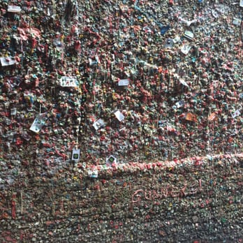 The Gum Wall - Local Flavor Near Me - Seattle, Washington The Gum Wall - Local Flavor Near Me - Seattle, Washington