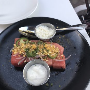Glass & Vine - Watermelon Salad - New American Near Me - Miami, Florida Glass & Vine - Watermelon Salad - New American Near Me - Miami, Florida