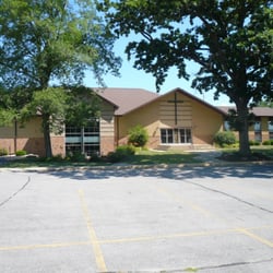 Twin Pines Baptist Church - Front of church building, facing south