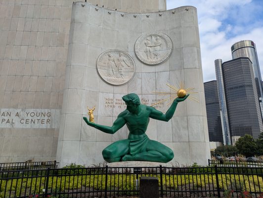 The Spirit of Detroit by null