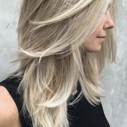 Marlen's Beauty Salon - What I wanted. Long EVEN, BLENDED layers. With only 2-3 inches trimmed off the bottom.