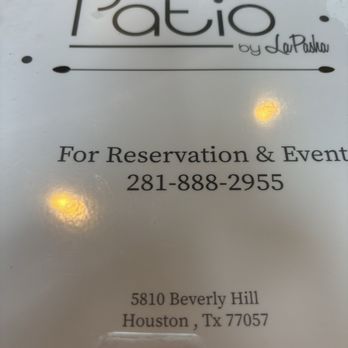 Patio By La Pasha - Mediterranean Near Me - Houston, Texas Patio By La Pasha - Mediterranean Near Me - Houston, Texas