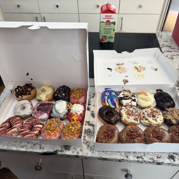 Chickenbutt Donuts - Two dozen of just a few of their many options! - Donuts Near Me - Chapin, South Carolina Chickenbutt Donuts - Two dozen of just a few of their many options! - Donuts Near Me - Chapin, South Carolina