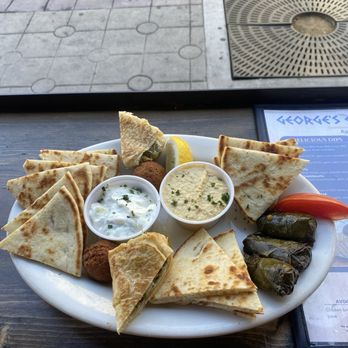 George's Greek Cafe - Vegetarian Combo App - Greek Near Me - Long Beach, California George's Greek Cafe - Vegetarian Combo App - Greek Near Me - Long Beach, California