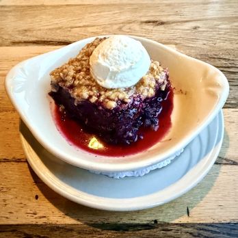 DiMillo's On the Water - Blueberry Cobbler - Seafood Near Me - Portland, Maine DiMillo's On the Water - Blueberry Cobbler - Seafood Near Me - Portland, Maine