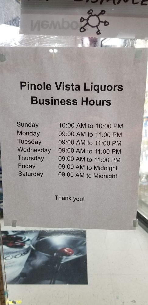 Pinole Vista Liquors Logo