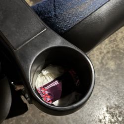 Marcus Town Square Cinema - Trash in cup holder