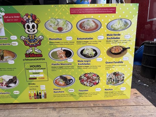 Tehuana Oaxacan Cuisine by null