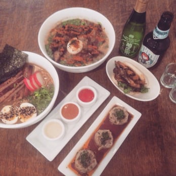 Momona - Saimin ramen, Double dip ramen, mushroom bao, pork hash dumplings, Taru sake, hitachino white ale. - Ramen Near Me - Chico, California Momona - Saimin ramen, Double dip ramen, mushroom bao, pork hash dumplings, Taru sake, hitachino white ale. - Ramen Near Me - Chico, California