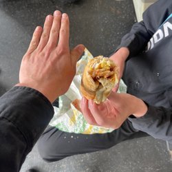 Subway - Tiny smashed sandwich