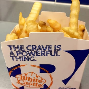 White Castle - The regular size fries, small quantity, thin and previously frozen crinkle style, rather lackluster overall - Fast Food Near Me - Las Vegas, Nevada