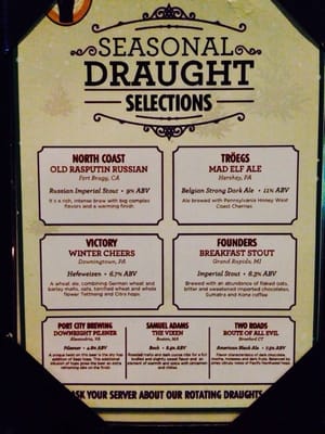 Menu photo 6 Stout NYC New York, NY Menu photo 6 Stout NYC New York, NY