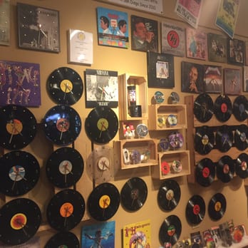 Pangaea Outpost - Clocks made out of vinyl and cd's. Ranges between 20-30 bucks - Department Stores Near Me - San Diego, California