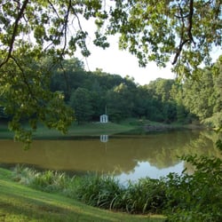 McCully Heritage Project - The upper pond and gazebo at the McCully