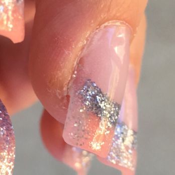 Bella Nails & Spa - Messy acrylic. Bumpy finish. Uneven color. - Skin Care Near Me - Riverside, California Bella Nails & Spa - Messy acrylic. Bumpy finish. Uneven color. - Skin Care Near Me - Riverside, California