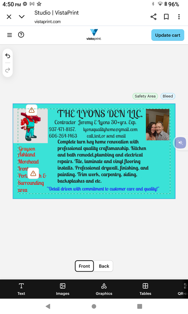 Slide of The Lyons Den