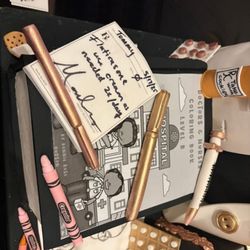 Cake Crumbs - Look at the level of detail with the coloring book, crayons, and prescription pad