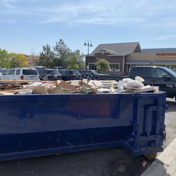 Budget Dumpster - They said this dumpster was over full not - Dumpster Rental Near Me