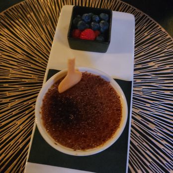Sage - Chocolate Balsamic Infused Creme Brulee - New American Near Me - Sarasota, Florida Sage - Chocolate Balsamic Infused Creme Brulee - New American Near Me - Sarasota, Florida