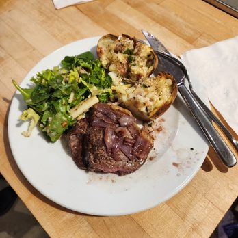 Sur La Table - Steak, twice-baked potato, herb salad - date night! - Kitchen Supplies Near Me - North Bethesda, Maryland Sur La Table - Steak, twice-baked potato, herb salad - date night! - Kitchen Supplies Near Me - North Bethesda, Maryland