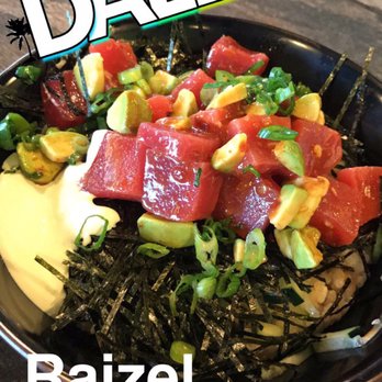 Raizel Ramen - Tuna poke bowl with brown rice. Honey toast for dessert! Yum!! - Ramen Near Me - Palmdale, California Raizel Ramen - Tuna poke bowl with brown rice. Honey toast for dessert! Yum!! - Ramen Near Me - Palmdale, California