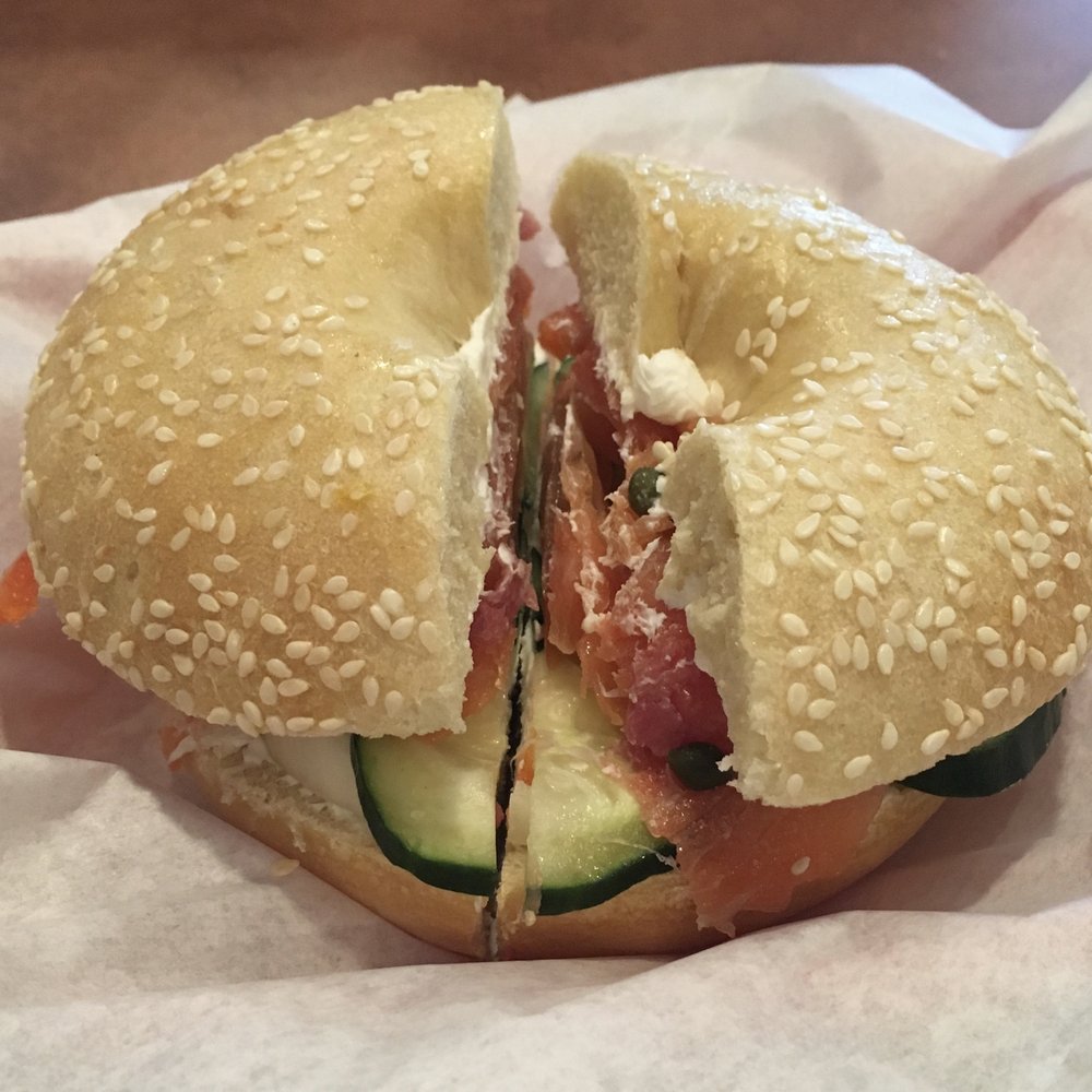 Bagel Gourmet - Fresh Made Bagel with Nova Lox and Cream Cheese - Bagels Near Me - Phoenix, Arizona Bagel Gourmet - Fresh Made Bagel with Nova Lox and Cream Cheese - Bagels Near Me - Phoenix, Arizona