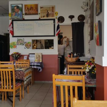Khob Khun Thai Cuisine - Hard at work in the back making the tasty treats. Wish I would have read the Specials before I ordered. The Basil Duck sounds delicious. - Thai Near Me - Coquitlam, British Columbia