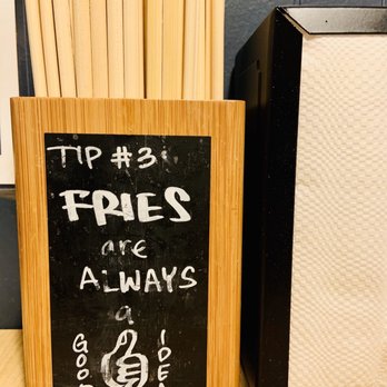 Tong Sake House - Such a great tip from the chopsticks holder here--had to obey! - Korean Near Me - Poway, California