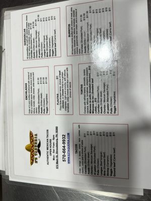 Menu photo 4 E’Z Taqueria Stroudsburg, PA