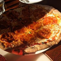 Soppressata and honey pizza Soppressata and honey pizza