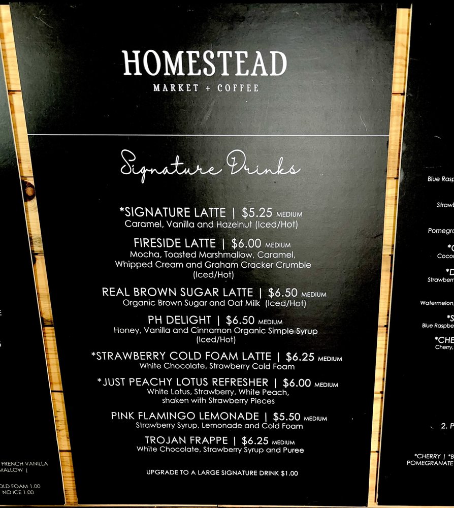 Homestead Market and Coffee Logo