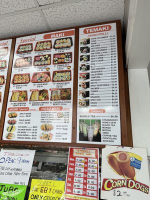 Menu photo 6 Blvd Snack & Take-out Sushi Honolulu, HI Menu photo 6 Blvd Snack & Take-out Sushi Honolulu, HI