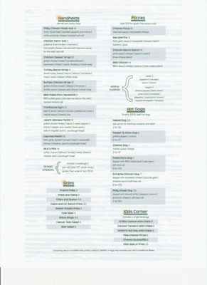 Menu photo 2 Harbor View Grill Erie, PA