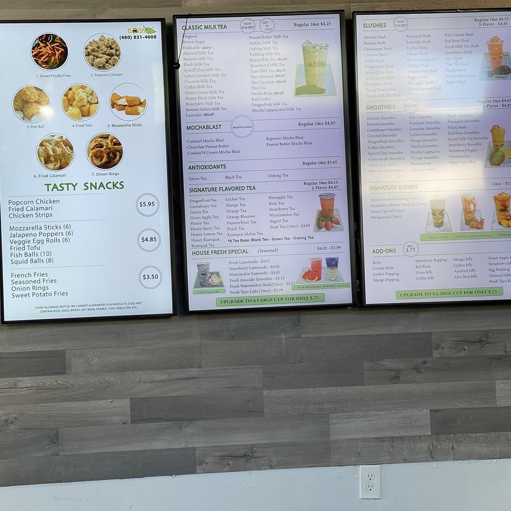 Boba Tea House - Menu - Coffee & Tea Near Me - Chandler, Arizona Boba Tea House - Menu - Coffee & Tea Near Me - Chandler, Arizona