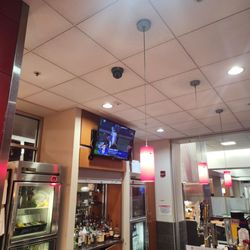 Tiny tucked away on the 1-6 terminals is Radar Bar. Small but it does the trick for a preflight beverage and Sunday Night Football