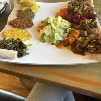 Bole Ethiopian Restaurant - Sampler - Ethiopian Near Me - Atlanta, Georgia